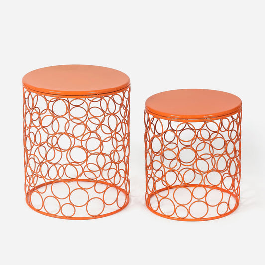 Quisenberry Iron Accent Stool Set