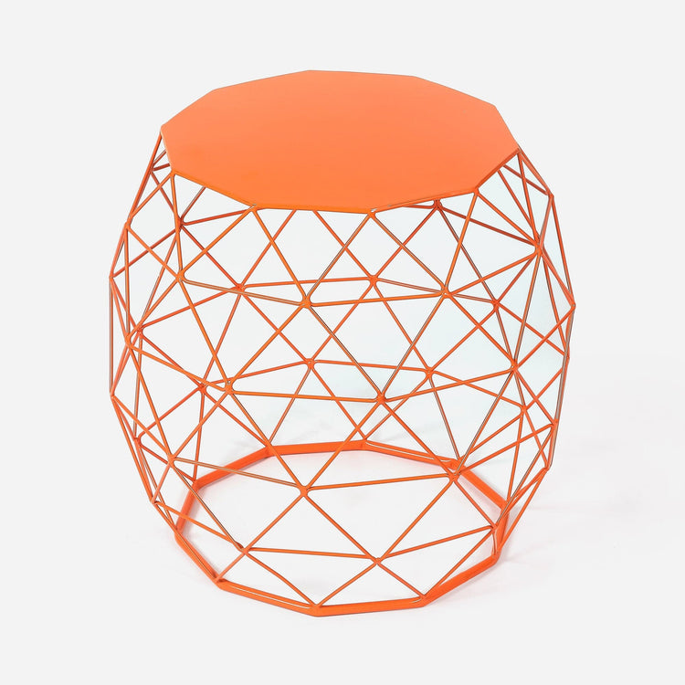 Keimari Iron Accent Stool