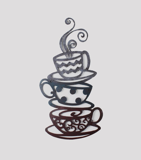 Coffee Tea Cups Widget Wall Decor I Joveco