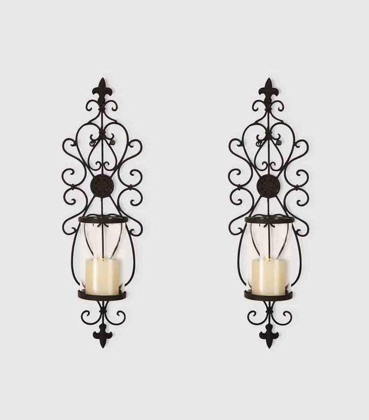 Candelabra Iron Wall Sconce | Joveco